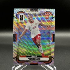 2026 Panini Prizm FIFA World Cup PROMISE DAVID RC SILVER WAVE #170