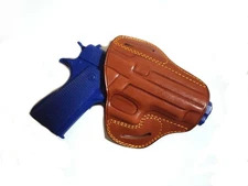 Gun Holster Fits For 1911 Leather Holster Right Hand OWB Leather
