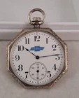 Chevrolet Elgin Pocket Watch Gold Filled Mens 12S  Gr 303 Antique octagon repair