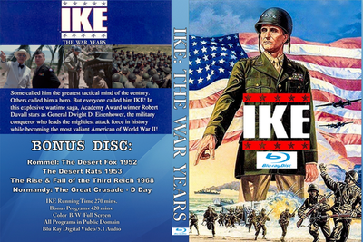 #ad IKE THE WAR YEARS Original 1978 MiniSeries Blu Ray Plus Bonus Dvd $24.95