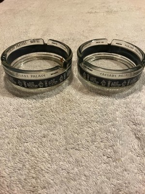 2 Caesars Palace, Las Vegas Ash Trays in nice condition