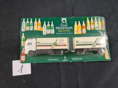 werbetruck 1:87, Graf Metternich Brunnen, Hängerzug, Sondermodell, LKW, H0