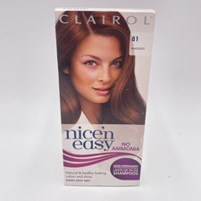 CLAIROL NICE N EASY HAIR COLOR DYE NO AMMONIA 81 MAHOGANY