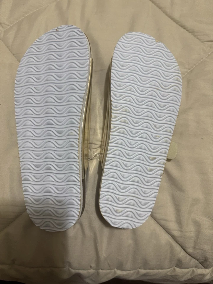 Gold Children Place Girl  Slide Sandals Size 4 - Изображение 2 из 4