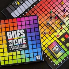 Hues and Cues Clever Colors Board Game For 3-10 Players Ages 8+ Creative & Fun