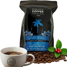 100% Jamaica Blue Mountain Coffee Beans 227grams / 8oz Medium Roast Who