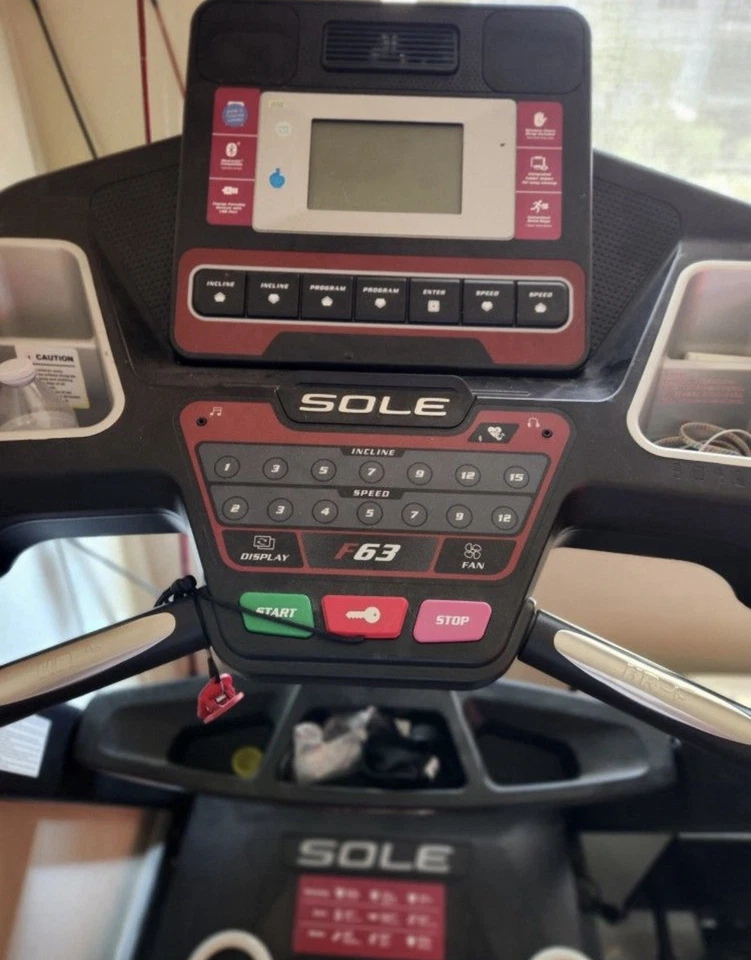 Sole Fitness F63 Folding Treadmill with LCD Display & Bluetooth Speakers - Image 2 of 4