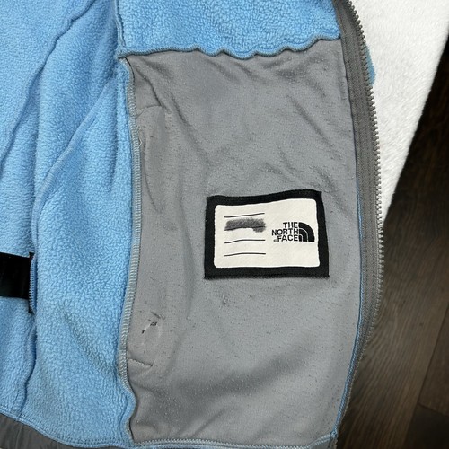 The North Face Girl’s Youth Blue And Gray Polartec Full Zip Denali Fleece XL - Picture 12 of 21
