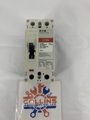 Eaton Cutler-Hammer ED2125 125A 2P 240VAC Molded Case Circuit Breaker Series C