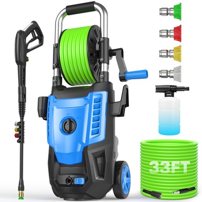 #ad 4800 PSI Electric Pressure Washer 4.0 GPM High Power Washer with 33FT Hose R... $204.50
