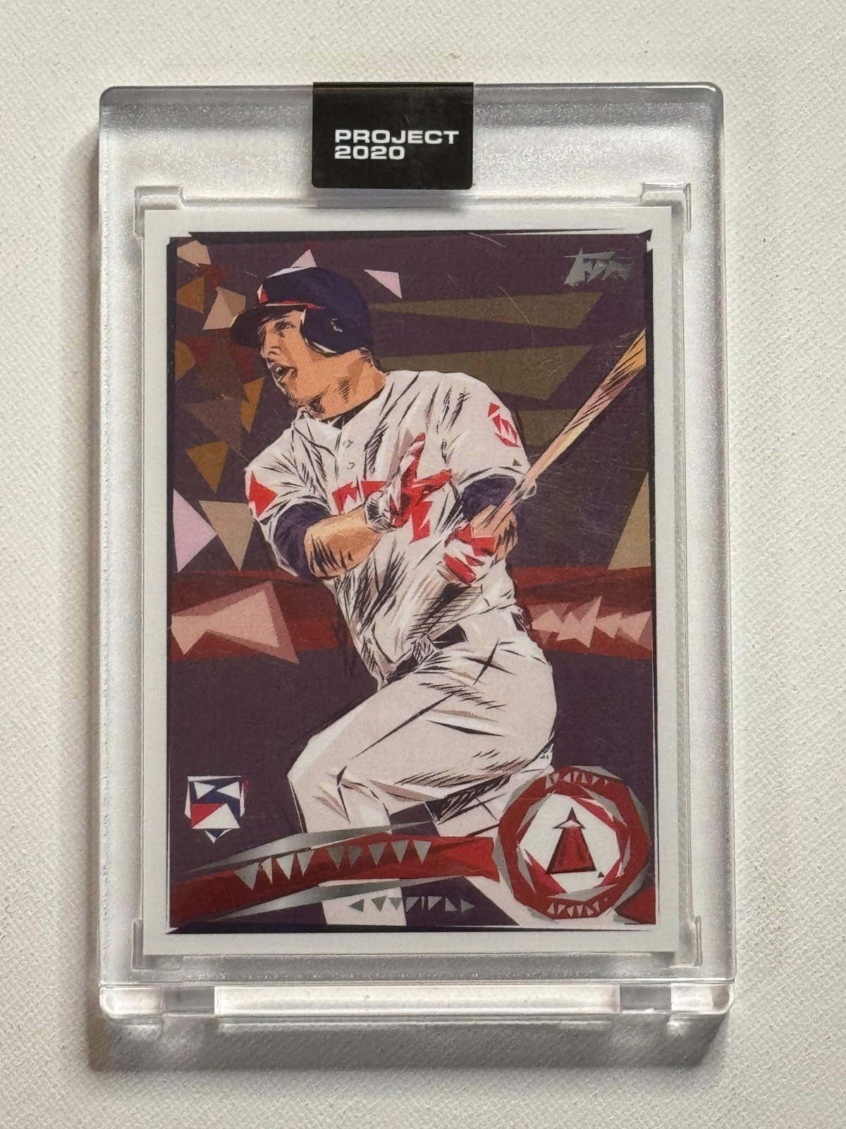 Mike Trout Topps PROJECT 2020 by Naturel Card #167