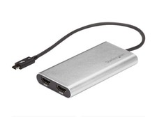 StarTech.com Thunderbolt 3 to Dual HDMI Adapter for Mac and Windows 4K 60Hz