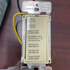 Lightolier ONSET  dimmer OS600LV-I 600VA DIMMER 120V IVERY