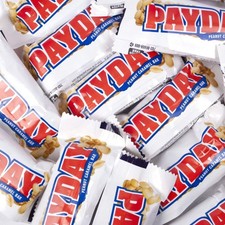 PayDay Snack Size Candy Bars 11.6oz Bag approx 16 pcs , 2 Pack