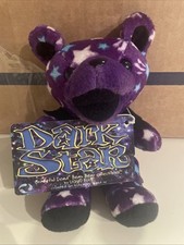 Dark Star 7" Purple Bean Bear Plush Liquid Blue Grateful Dead Vintage 1998