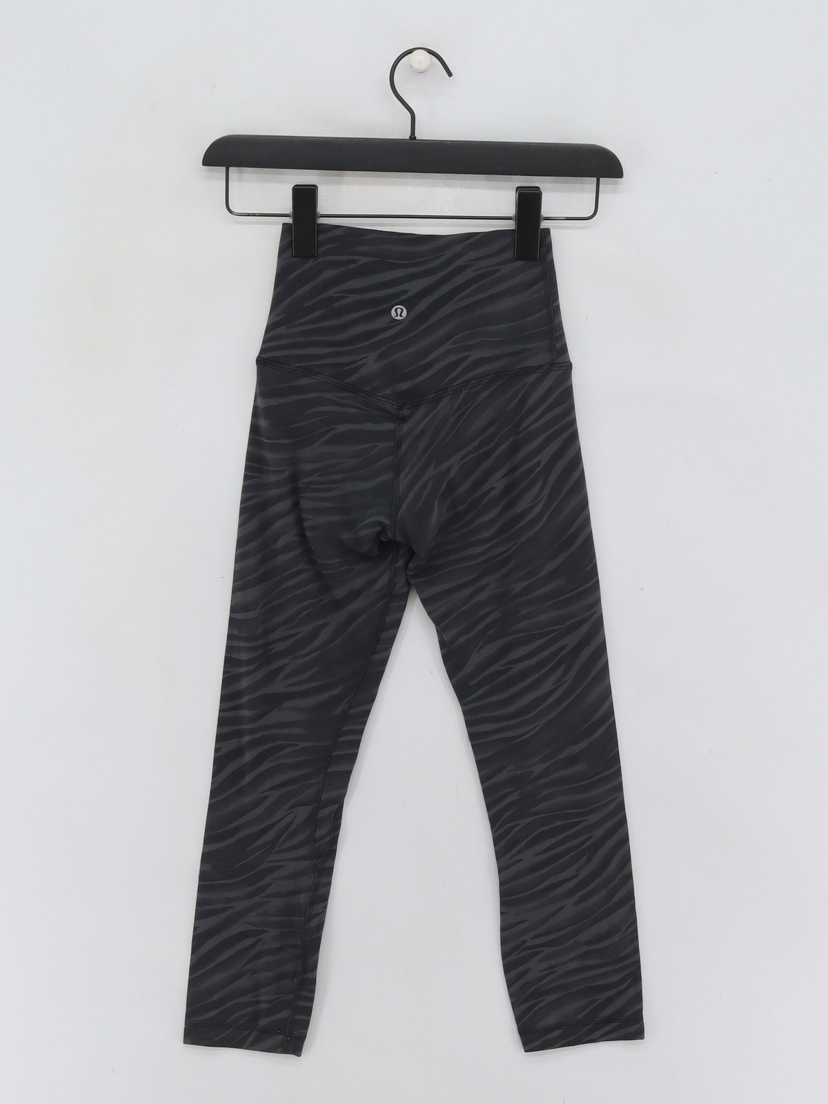 ALTRA Lululemon Leggings Donna XS Grigio Stampa Animalier 100% Altro Cropped