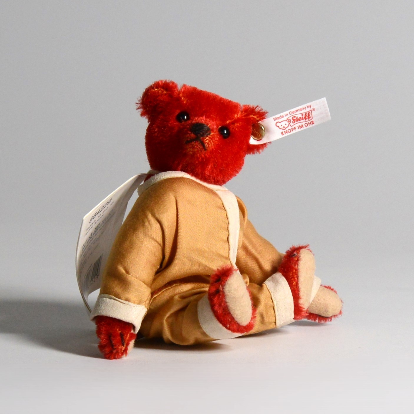 STEIFF 664229 POCKET ALFONZO 15CM 2012 MOHAIR LIMITED EDITION !!!RARE!!!