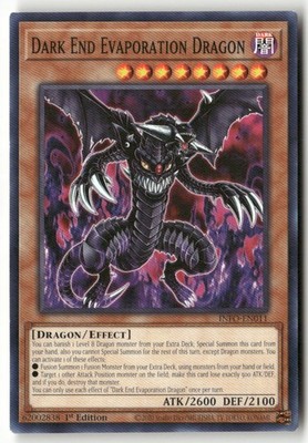 #INFO-EN011 - Dark End Evaporation Dragon - 1st Ed WB1 C Lightly played