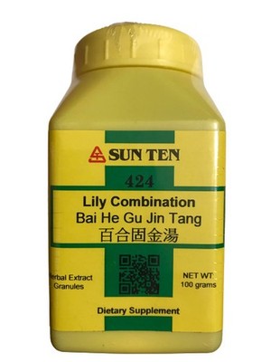 Sun Ten - Lily Combination, 100gm Granules / Bai He Gu Jin Tang / 百合固金湯