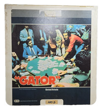 Gator, CED Video Disc, Burt Reynolds, Jerry Reed, Tested