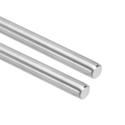 2Pcs Linear Motion Rods, 250mm Linear Motion Rail Rod (Diameter: 3/8Inch)