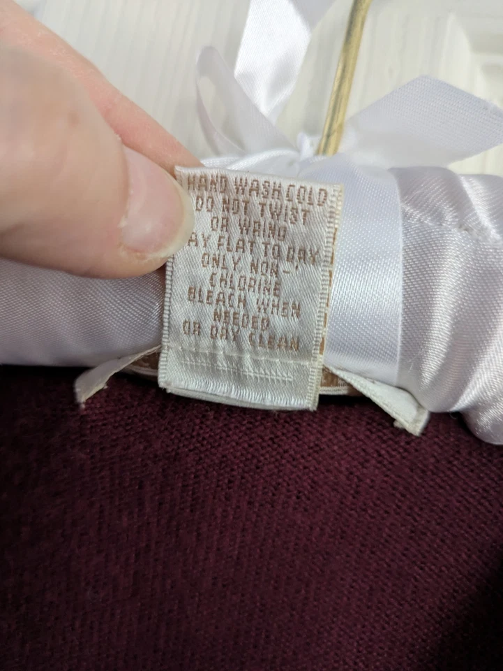 Cárdigan vintage para mujer VP Collections mezcla de cachemir seda talla mediana Foto 3 de 4