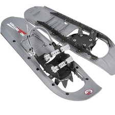 G2 23" Mountain Terrain Snowshoes Set with Trekking Poles  Tote Bag   Grey