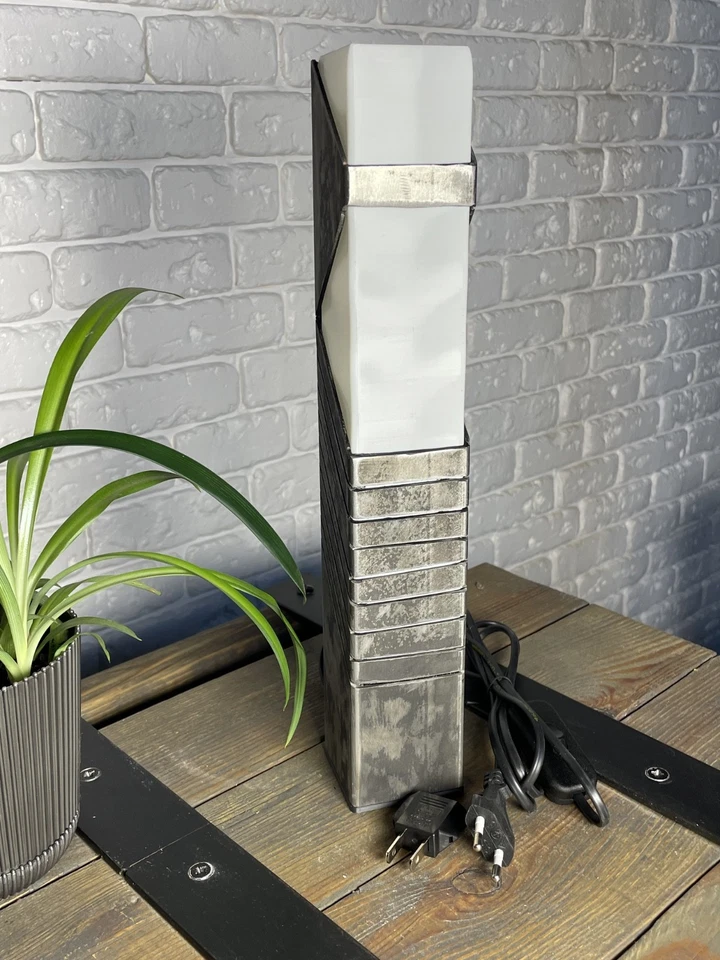 Lámpara de Escritorio Industrial Loft Iluminación de Mesa Moderna Hecha a Mano Metal Plástico Impreso en 3D Foto 3 de 4