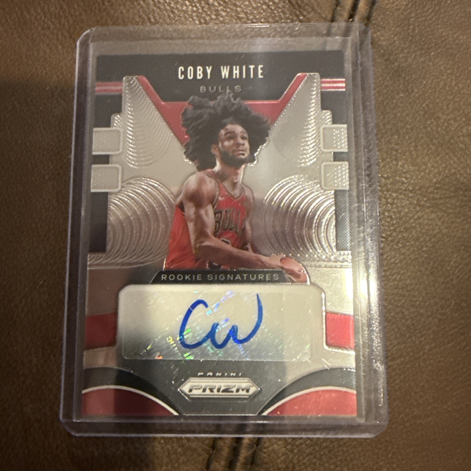 2019 Panini Prizm Coby White Rookie Signatures Auto RC Bulls #RS-CWT