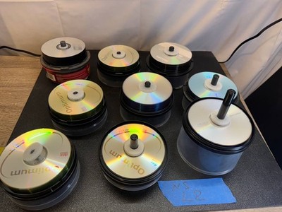 Lot of Multiple CD/DVD Spindles Mixed Brands   Approx X Discs (see pics)