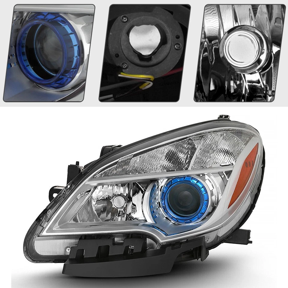 Halogen Headlight For 2013 2014 2015 2016 Buick Encore w/ Bulbs Left+Right Pair Foto 2 de 4