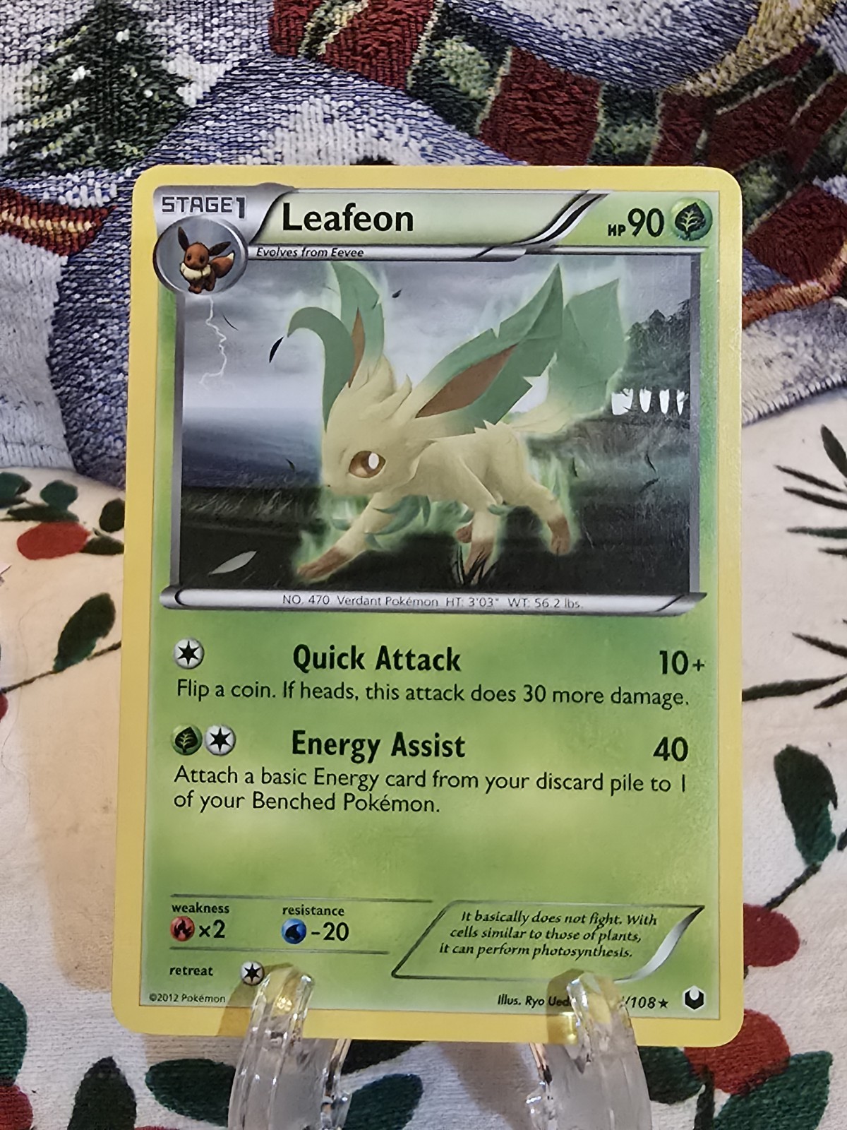 Leafeon 6/108 Dark Explorers Regular LP