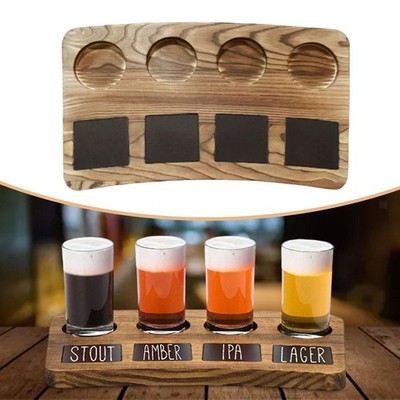 Verkostungsbrett, tragbarer Weinhalter für Gläser, Whisky, Bourbon