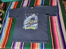 Vintage Pokemon Rare Brock 1999 Nintendo T-Shirt Size Youth XL