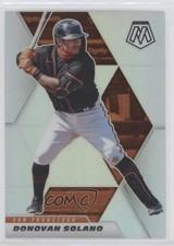 2021 Panini Mosaic Silver Prizm Donovan Solano #152 0a3