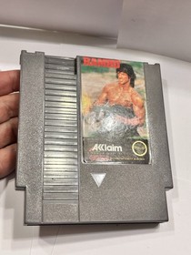 RAMBO VIDEO GAME Nintendo System 1988 CARTRIDGE NES