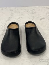 Comfort Clogs Women's Size Medium, Black, Slip-On, Open Heel Pre-owned 
