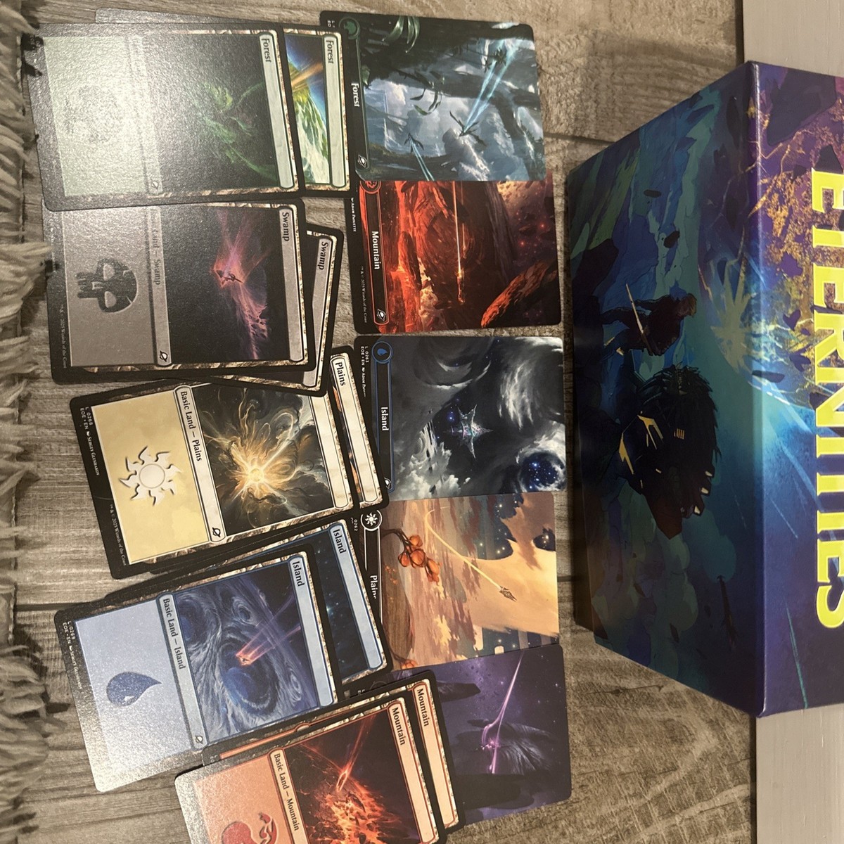 5x Edge of Eternities Borderless Land Set EDH And x10 Normal Land MTG Non  Foil | eBay