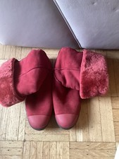 Stivali UGG stivali donna rossi vera pelle di agnello numero 41 originali ottimi