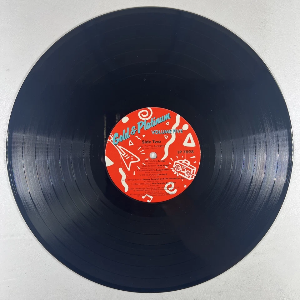 Various “Gold & Platinum Volume Five” LP/Realm Records (NM) 1989 U2 Europe Bruce - Imagem 4 de 4