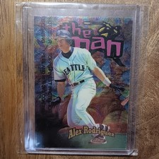 1998 Topps Finest - The Man Alex Rodriguez Rare 🔥 #TM10 /500