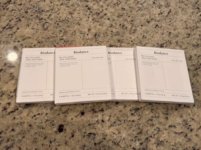 #ad BIODANCE Hydro Collagen Real Deep Mask NEW Overnight Hydrogel Mask 16 Sheet $40.00