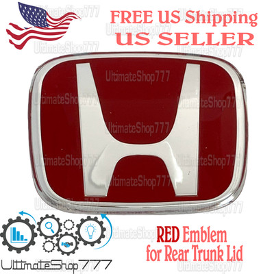 Honda Type R Red Badge Emblem for Civic Accord CRV 2003-2016 Trunk Rear