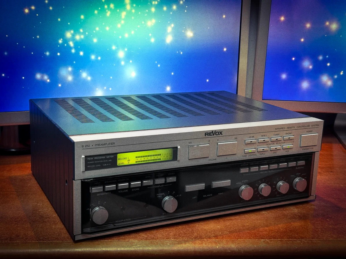 Preamplificador estéreo vintage REVOX B-252 🌈RaRe🌈 Premium (1984)