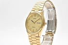[EXC+5] Vintage SEIKO Chronos 5H23-7D40 Quartz Day/Date Gold 34mm Men's Japan