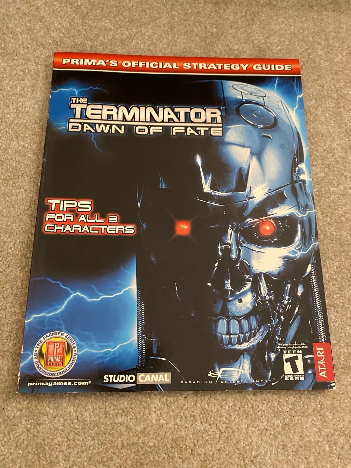 Terminator Dawn of Fate The Official Strategy Guide by Prima 2002 PS2 Xbox RARE