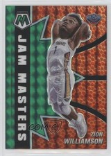 2020-21 Panini Mosaic Jam Masters Green Mosaic Prizm Zion Williamson #1
