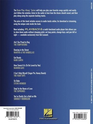 Motown Book and Audio Online Drum Kit Hal Leonard