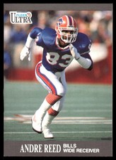 Andre Reed 1991 Ultra #6 Buffalo Bills NFL READ FREE SHIPPING AutographDen