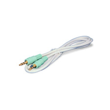 3ft 3.5mm Aux Cord Male to Male Stereo Audio Cable - White